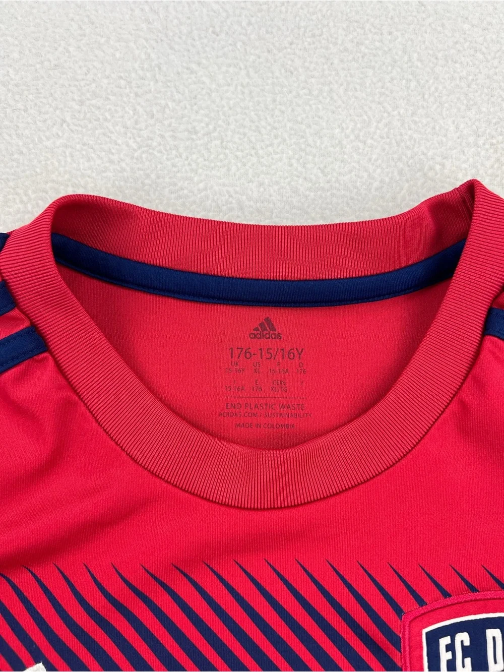 Adidas FC Dallas 2022/2023 Home Jersey Crescendo Kit Big Kids Size XL 15/16Y